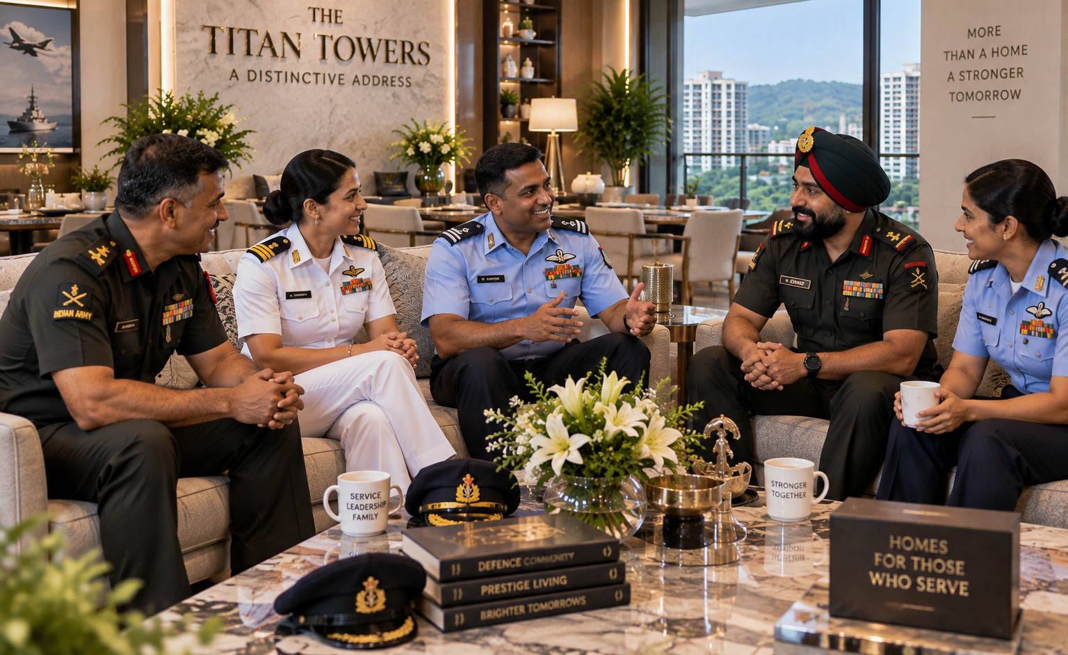 Armed Forces Fraternity and their Families at The Titan Towers